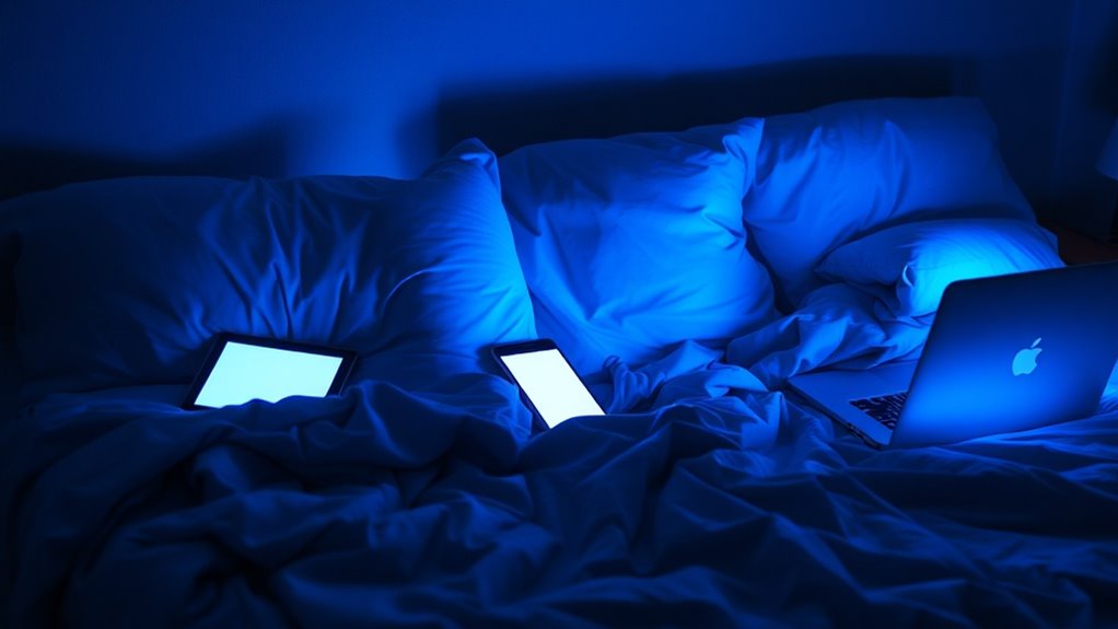 blue light inhibits melatonin