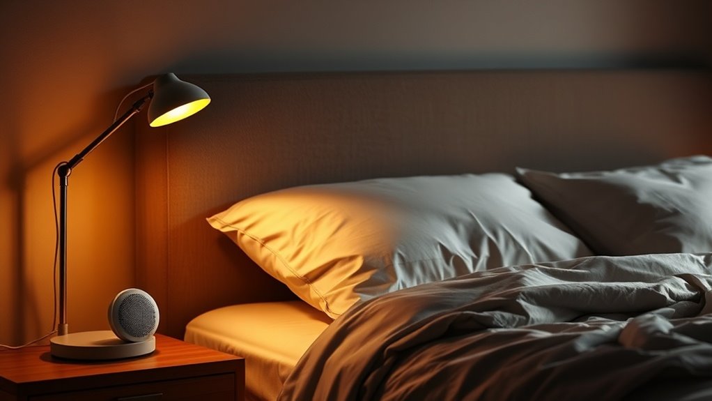 choose warm dim lighting