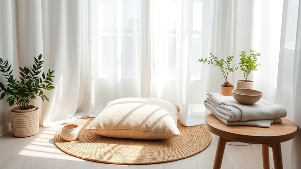 create calm personal sanctuary