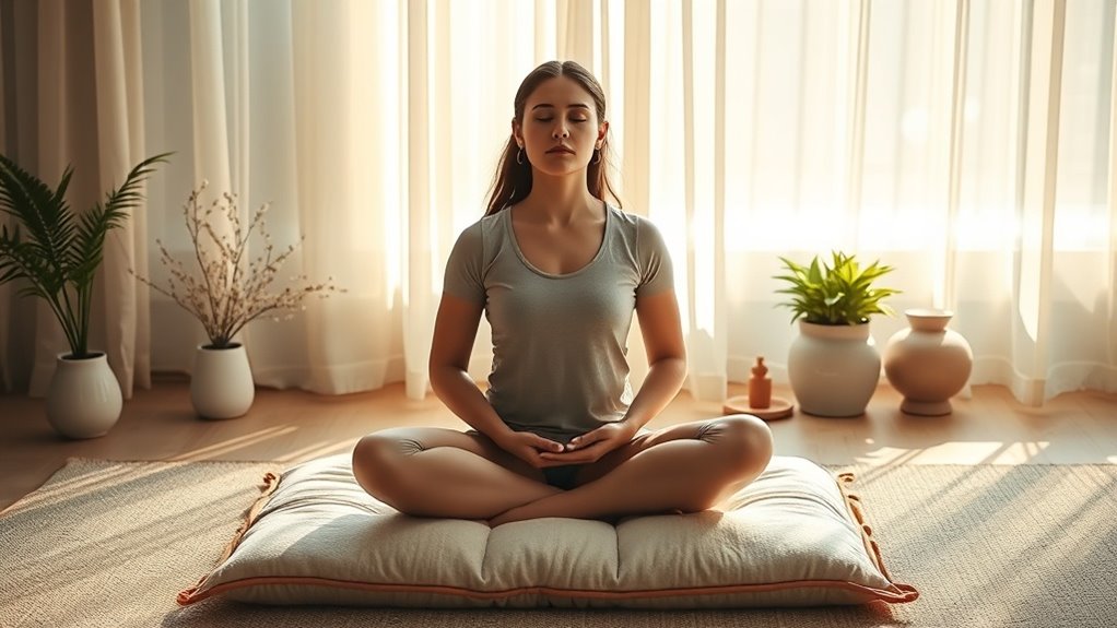 deep breathing promotes relaxation