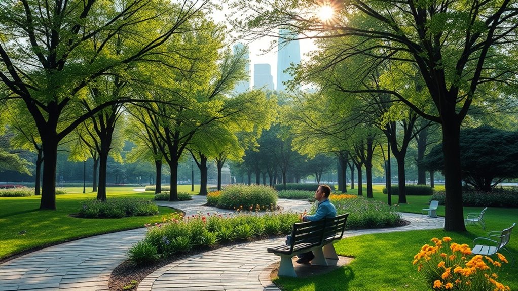 enhance mental health through greenery