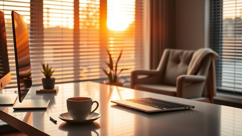 establish a work shutdown routine