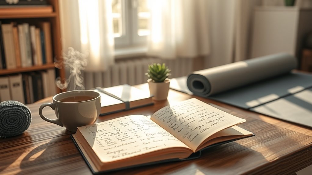 establish calming daily routines