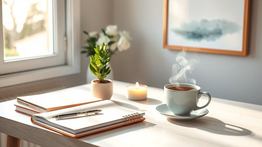 establish calming daily routines