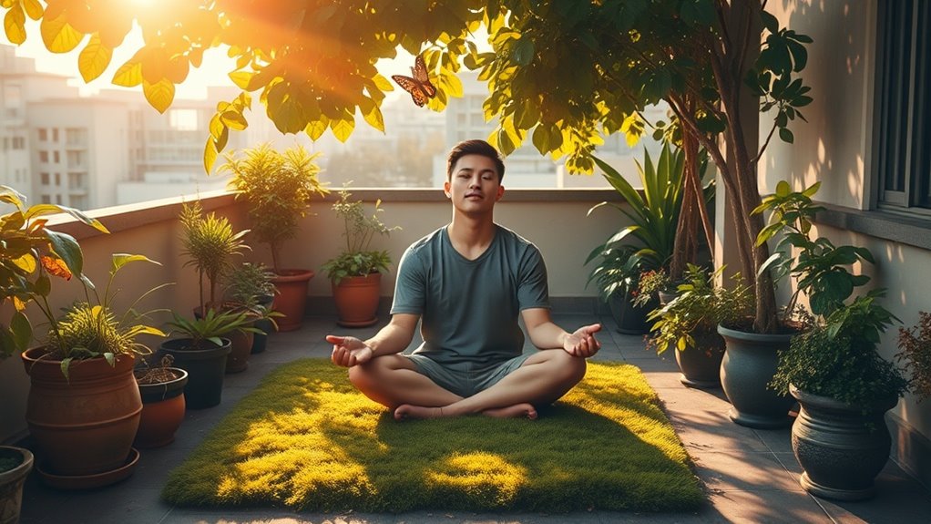 find a peaceful breathing space