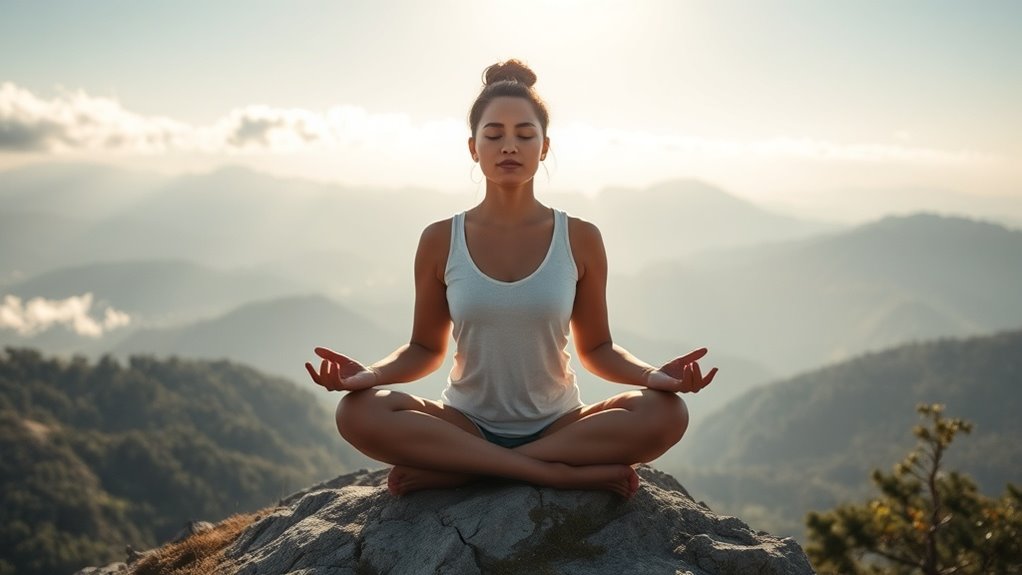 practice calming mindful breathing