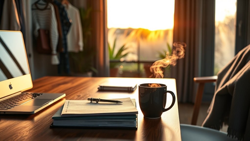 prepare organize relax unwind