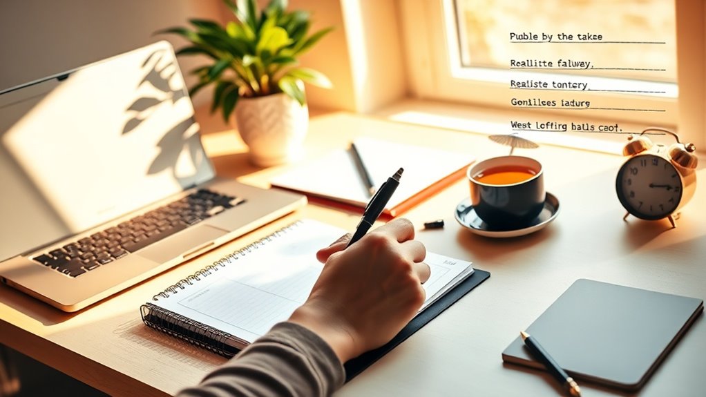 prioritize set realistic goals