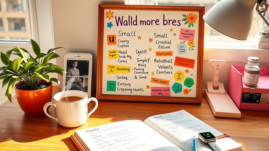 set attainable manageable goals